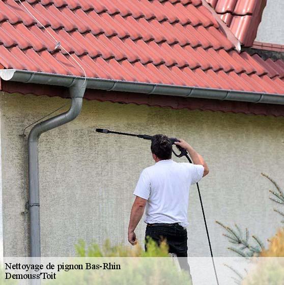 Nettoyage de pignon Bas-Rhin